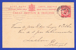 LISBOA CENTRAL  -  11.2.1916 - MACCLESFIELD  - - Storia Postale