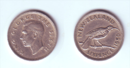 New Zealand 6 Pence 1950 - Nieuw-Zeeland