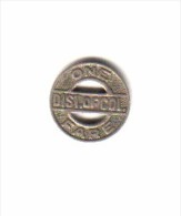 U.S.A.        DISTRICT Of COLUMBIA Transit Token (T-2) - Andere & Zonder Classificatie