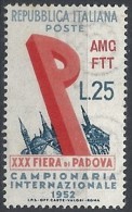 1952 TRIESTE A FIERA DI PADOVA MNH ** - RR11714-2 - Mint/hinged