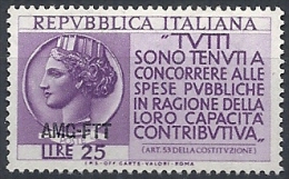 1954 TRIESTE A REDDITO MNH ** - RR11722-3 - Mint/hinged