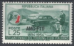 1954 TRIESTE A TCI MH * - RR11722 - Mint/hinged