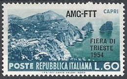 1954 TRIESTE A FIERA DI TRIESTE 60 LIRE MH * - RR11723 - Mint/hinged