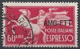 1950 TRIESTE A USATO ESPRESSO 60 LIRE - RR11723 - Posta Espresso