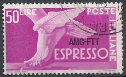 1952 TRIESTE A USATO ESPRESSO 50 LIRE - RR11724-2 - Express Mail