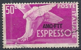 1952 TRIESTE A USATO ESPRESSO 50 LIRE - RR11724-3 - Express Mail