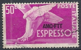 1952 TRIESTE A USATO ESPRESSO 50 LIRE - RR11724-3 - Posta Espresso