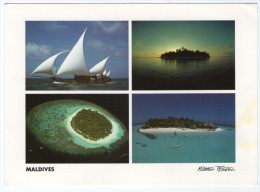 MALDIVES - MALE ATOLL (PHOTO M.FRIEDEL No.23/109) / THEMATIC STAMP-BIRD - Maldiven