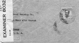 Brazil Old Censored Cover Mailed To USA - Lettres & Documents