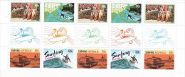 Australia 2013 Surfing Australia Gutter Strip MNH - Ganze Bögen & Platten