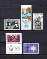 Israel   1965   .-  Y&T Nº   287 - 288 - 289 - 290 - 291 - Usados (sin Tab)