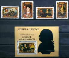 Sierra Leone - 250ème Anniv. Georges Washington - Neufs - George Washington