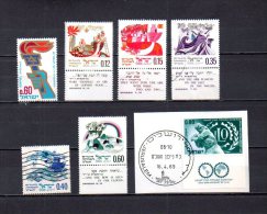 Israel   1969   .-   Y&T  Nº   377 - 378 - Gebruikt (zonder Tabs)