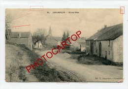 CHAMPLON-Grand'Rue-Periode GUERRE 14-18-1 WK-BELGIEN-BELGIQUE-Feldpos - Tenneville