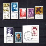 Israel   1970  .-   Y&T Nº    394/396 - 398 - 399 - 400 - 401 - 402 - Used Stamps (without Tabs)