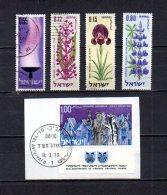 Israel   1970  .-   Y&T Nº    405 - 406 - 407/409 - Gebraucht (ohne Tabs)