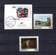 Israel   1970  .-   Y&T Nº    426/428 - Gebraucht (ohne Tabs)