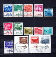 Israel   1971-75  .-   Y&T Nº    458/471 - Used Stamps (without Tabs)