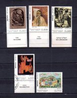 Israel   1972  .-   Y&T Nº    476/480 - Oblitérés (sans Tabs)