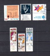 Israel   1973  .-   Y&T Nº    517 - 519 - 520 - 527/529 - Used Stamps (without Tabs)