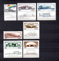 Israel   1974  .-   Y&T Nº    549 - 550/552 - 553/555 - Gebraucht (ohne Tabs)