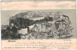 Monaco Le Rocher En 1902 - Tarjetas Panorámicas