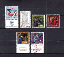 Israel   1977  .-   Y&T  Nº   646 - 647 - 648/651 - 652/654 - Used Stamps (without Tabs)