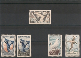 T.A.A.F Année 1956-59-63  Faune N° Y/T 2-3-12-13-**13A* - Unused Stamps