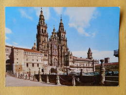 SP , Cpm SANTIAGO DE COMPOSTELA , 2014 , Catedral , Fachada Del Obradoiro  (26.21) Recto/Verso - Santiago De Compostela