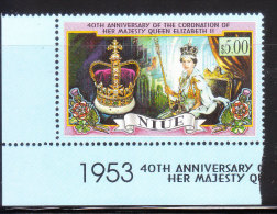 Niue 1993 QE 40th Anniversary Of Coronation MNH - Niue