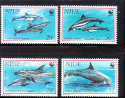 Niue 1993 World Wildlife Fund WWF Dolphin MNH - Niue