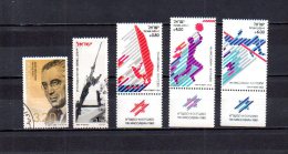 Israel   1981   .-   Y&T  Nº   793 - 794 - 795/797 - Usados (sin Tab)