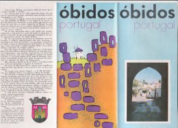 B0870 - Brochure Illustrata PORTOGALLO - ABIDAS Anni '80 - MAP - Turismo, Viaggi
