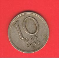 PLATA - SILVER - ARGENT $ SUECIA - SWEDEN - SUÈDE = 10 Ore 1948  KM813 - Autres & Non Classés