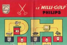 PHILIPS     GRAND CONCOURS DU JEU  PHILIPS  DU MILLI-GOLF ANNEE 1957 état  Impeccable - Andere & Zonder Classificatie