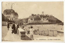 GRANVILLE. - La Plage à Marée Basse - Granville