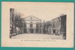 47 - CASTELJALOUX LES BAINS - Hôtel De Ville   écrite   (SCAN RECTO-VERSO) - Casteljaloux