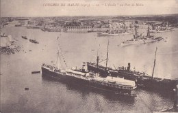 ¤¤  -   12   -  Congrès De MALTE En 1913   -  " L'Etoile " Au Port De Malte  -  Bateaux    -  ¤¤ - Malta