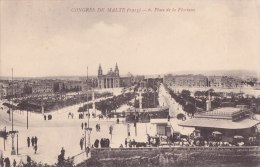 ¤¤  -   6   -  Congrès De MALTE En 1913   -    Place De La Floriana     -  ¤¤ - Malta