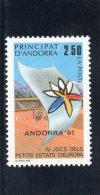 ANDORRE 1991 ** - Unused Stamps