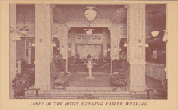 Wyoming Casper Lobby Hotel Henning - Casper