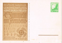 3469. Entero Postal Alemania Reich, Deutsche Sammler. Berlin 1937 - Booklets