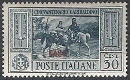 1932 EGEO CASO GARIBALDI 30 CENT MH * - RR11742 - Egeo (Caso)