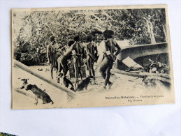 Carte Postale Ancienne : Nouvelles Hebrides , Marchands De Porcs , Pig Dealers - Vanuatu