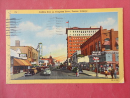 Tuscon,AZ--Looking East On Congress Street--cancel 1946--PJ 112 - Tucson