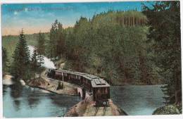 Gernrode Harz Er Schmalspur Bahn Am Heiligen Teich In Voller Fahrt Dampflok 4.7.1916 - Ballenstedt