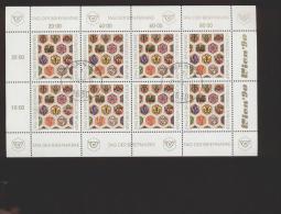 Österreich Gest 1990  Kleinbogen Tag Der Briefmarke        Katalog  15,00 - Oblitérés