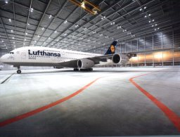 (830) Plane Lufthansa - Airbus  A380 - Hélicoptères