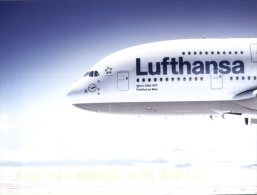 (830) Plane Lufthansa - Airbus  A380 - Helicopters