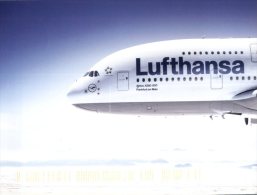 (830) Plane Lufthansa - Airbus  A380 - Helikopters